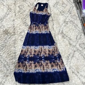 Maxi dress tie dye